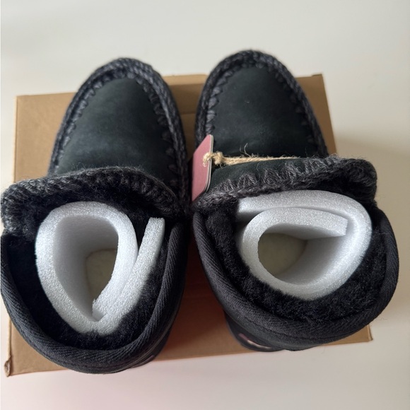 Mou Charcoal Suede Ankle Boots - Picture 2 of 10